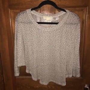 UO light grey cropped pullover light weight